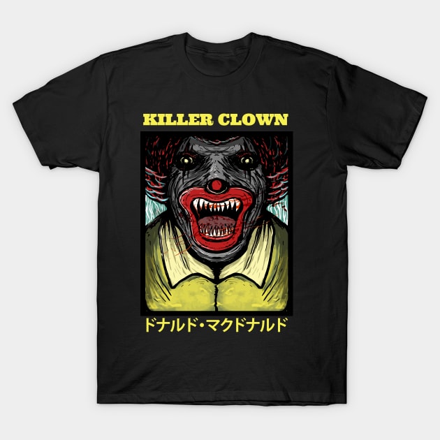 Killer Clown T-Shirt by DeathAnarchy